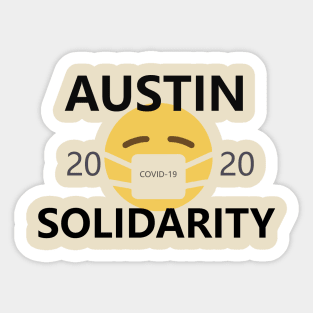 Austin Coronavirus Solidarity Sticker